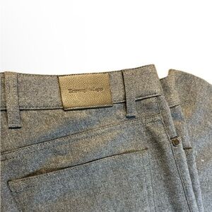 Ermenegildo Zegna Sophisticated Slim Straight Gray Wool Jeans Size 36, Price$200
